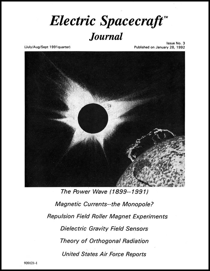 Electric Spacecraft Journal Issue #3