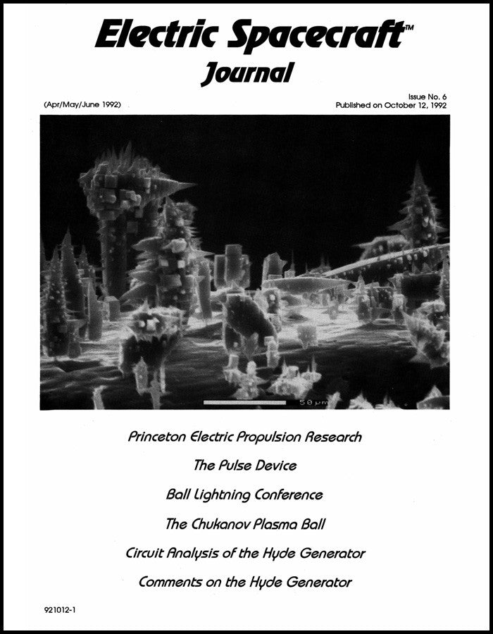 Electric Spacecraft Journal Issue #6